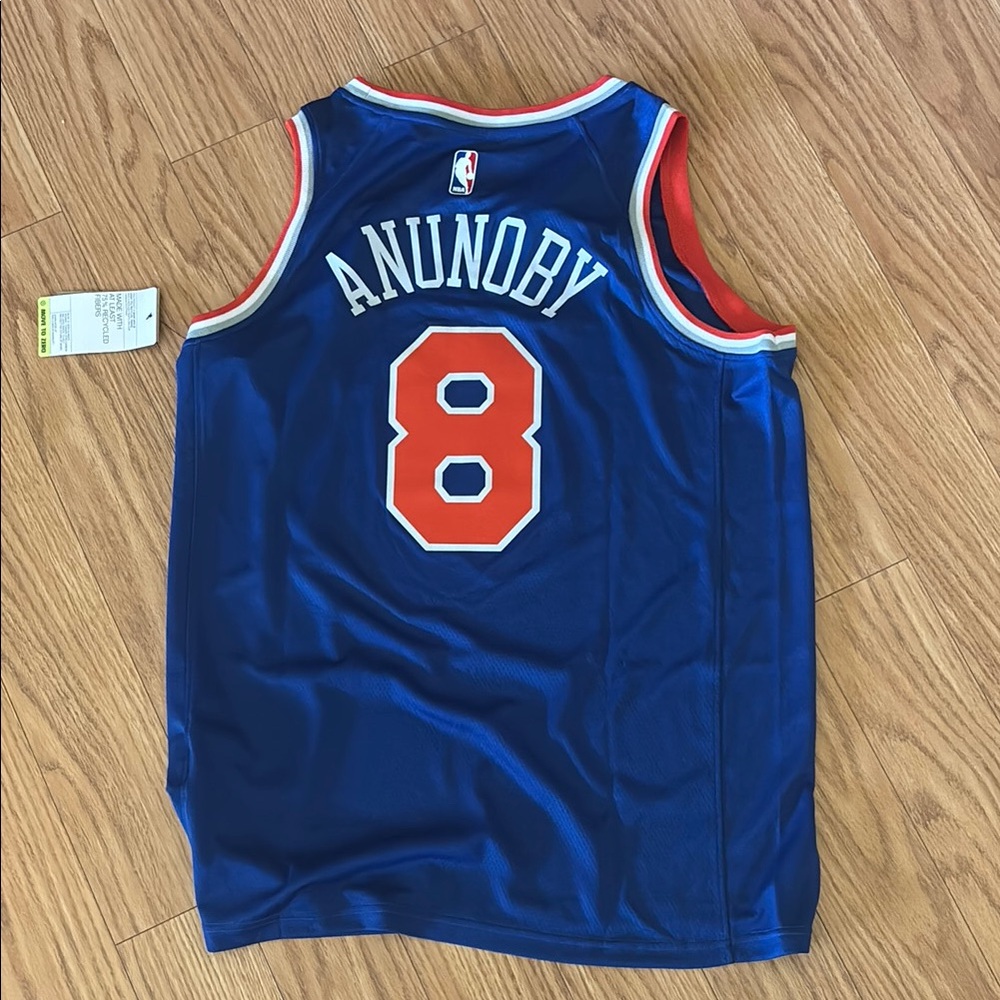 New York Knicks Basketball Jersey 8 Anunoby